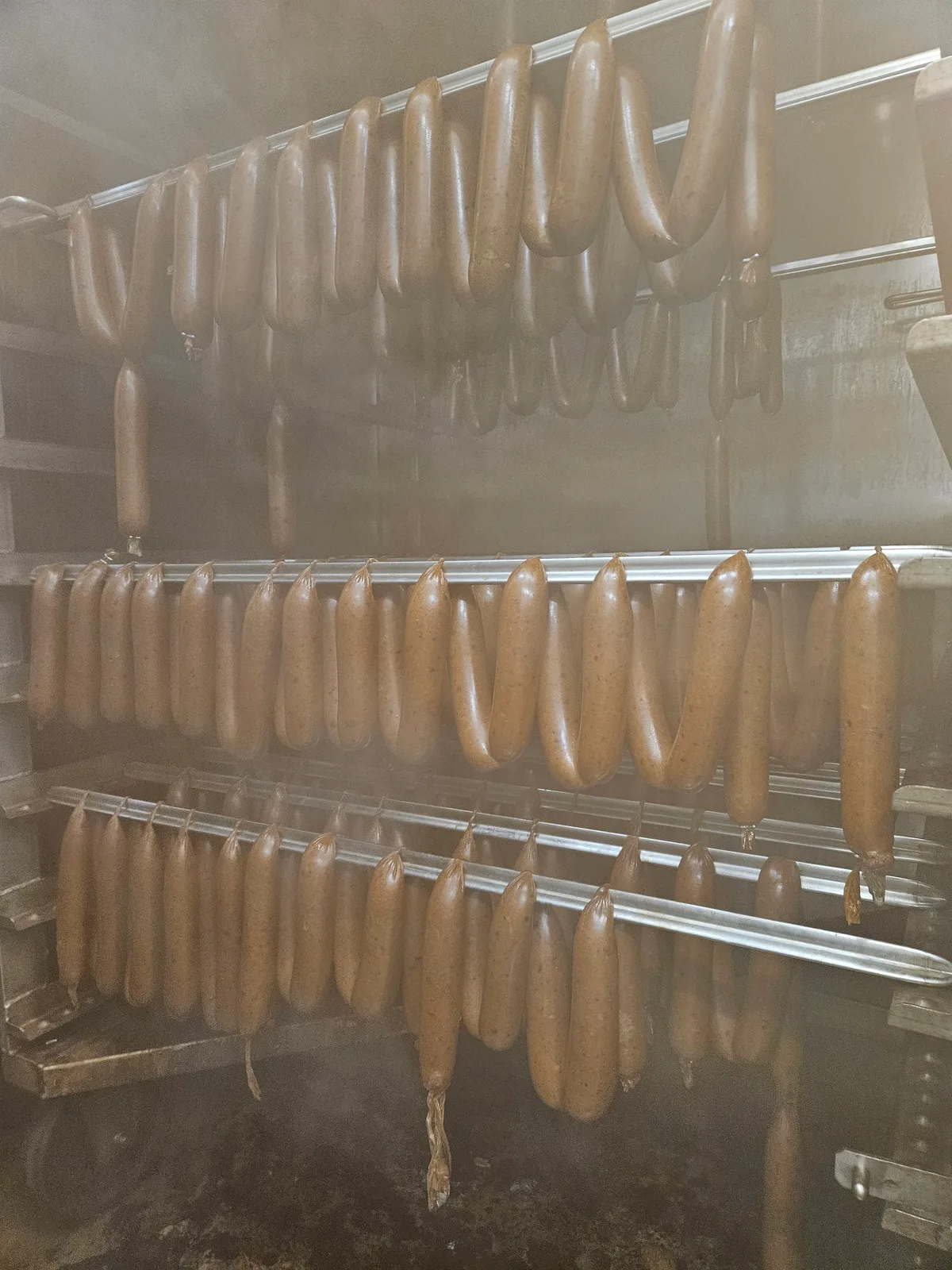 Ofen mit veganen Schübligen drin